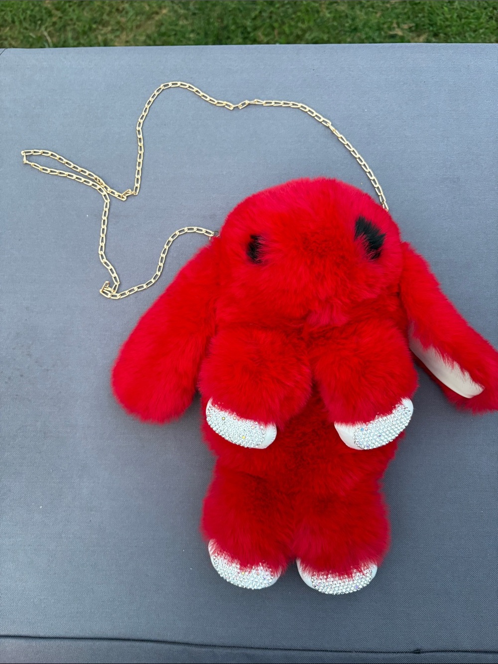 Red Plush Bunny Crossbody Bag - Kids Accessories